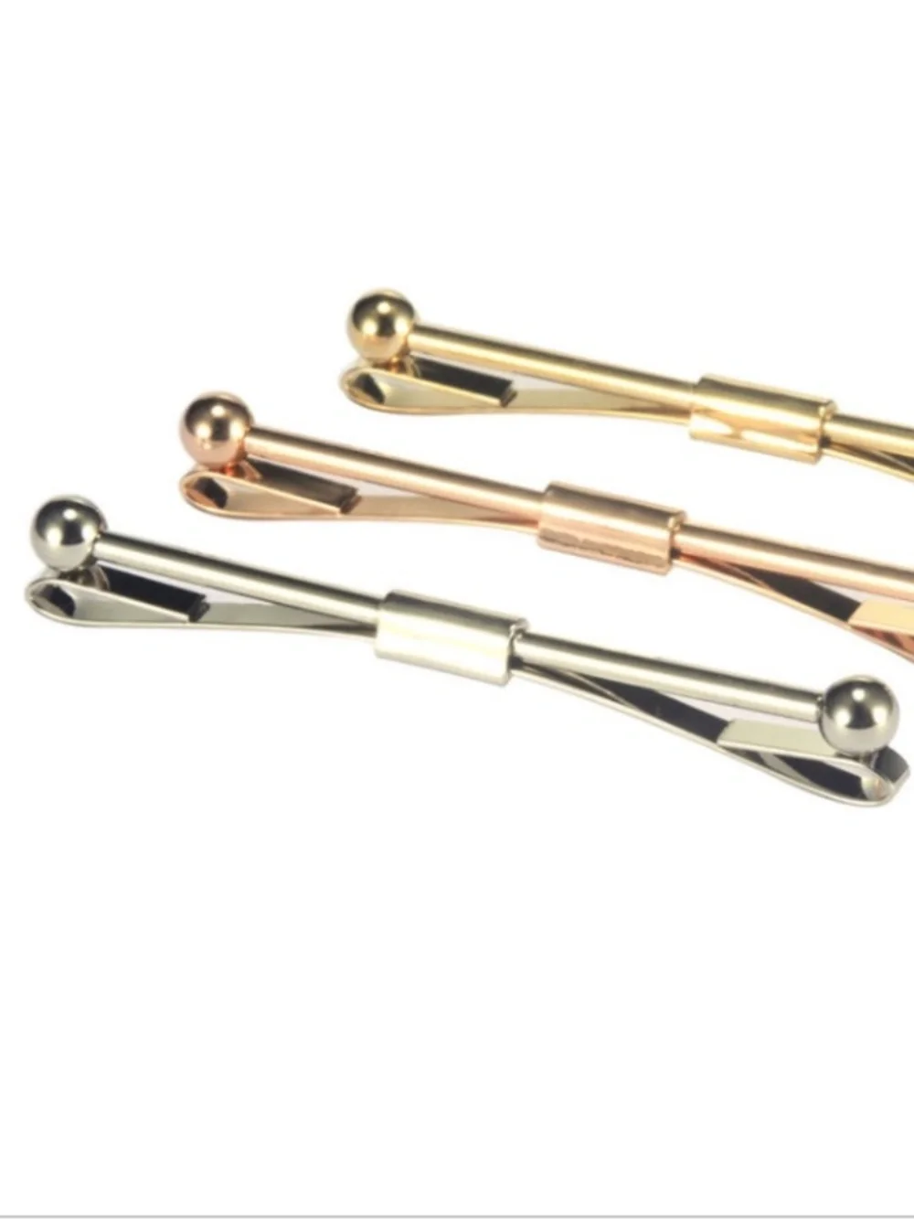 x3 Collar Pins Silver Gold Rose Gold Husband Gift Boyfriend Mens Presents Uncle